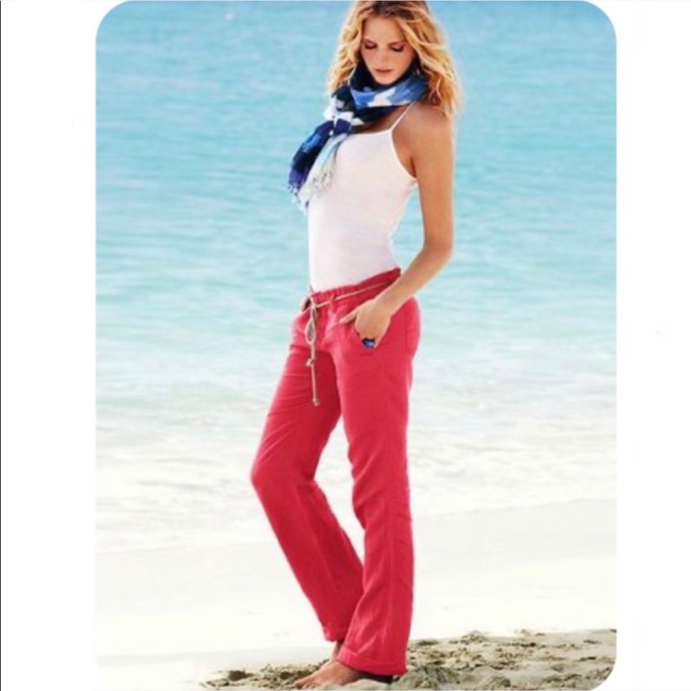 LJ Linen Swim Cover-Up Pants - Vintage